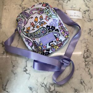 Vera Bradley Maddalena Paisley Floral Crossbody Bag RFID nwt - Lavender